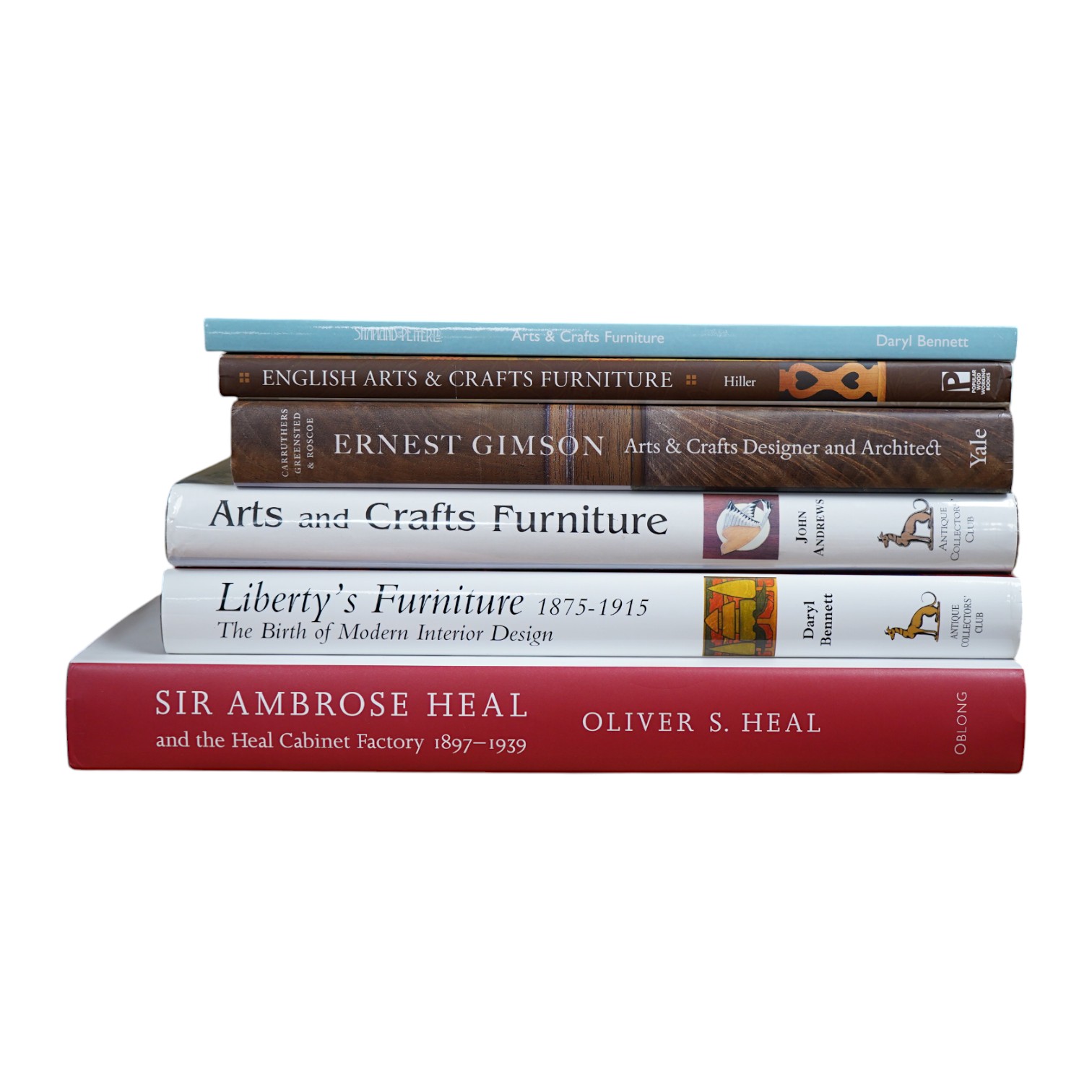 A group of Art Furniture reference books; Heal, O.S. Sir Ambrose Heal and the Heal Cabinet factory 1897-1939